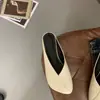 Novas Meias Pantufa Fechadas Slip-On Primavera/Verão 2026 para Mulheres, Sapatos Rasos Confortáveis Versáteis Macios