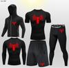 Pantalones Cortos de Atletismo Transpirables de Secado Rápido para Correr Transfronteriza Pantalones Ajustados Entrenamiento Deportivo Fitness Deportivo Examen Físico Juego de Cinco Piezas Alta Elasticidad Transpirable