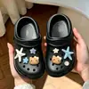Pantuflas Infantiles Modelo 2026 para Niñas, Zuecos Lindos de Verano para Exteriores con Tema de Sirena, Zapatos de Playa Cerrados