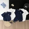 Ropa de Verano para Bebé de Hombre Ropa de Verano con Bolsillo y Broches para Bebé Camisa Polo Guapo Ropa de Ja-ja Conjunto de Verano Ropa para Trepar