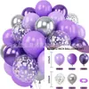 Venta al por mayor transfronteriza Juego de 35 globos metálicos con lentejuelas de 12 pulgadas Decoración navideña Suministros para fiestas