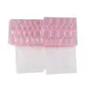Pegamento de Gel Rosa para Alisar el Cabello 50 Piezas Uñas Portátiles de Gel Pegamento para Alisar el Cabello Pegamento Doble Cara para Uñas 24 Piezas Impermeable y Fuerte