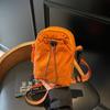 Bolso Cuadrado Pequeño de Tela Popular de Este Año para Mujer 2025 Nuevo Bolso de Hombro Ligero con Cordón para Viaje Bolso Bandolera Simple