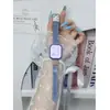 Adecuado para Apple Watch S12 Correa de Reloj de Lujo S9876 Pulsera de Mezclilla de Nicho para Mujer Correa de Reloj para Mujer