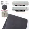 Atacado do Fabricante Acessórios de Elástico com Borda de Gancho Preto e Branco Elástico Liso Largo Plano 2,5 cm Elástico de Crochê Retardante de Chama
