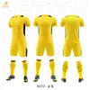 Conjunto de Uniforme de Fútbol Mancha Venta al por Mayor Deportiva Escolar Uniforme de Clase Compra Grupal Camiseta Estampado Digital Talla Europea Holgado Secado Rápido Ropa de Entrenamiento