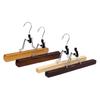 Percha de madera maciza, almacenamiento de madera, falda, artefacto, clip, sin costuras, antideslizante, popular en Internet, clip para pantalones, perchero, armario, clip JK, tienda de ropa