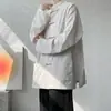 Camisa de Lino Traje Tang Estilo Chino para Hombre Ropa de Hombre República de China Traje Zhongshan Traje Han Nuevo Estilo Chino Traje de Té Camisa Larga Chaqueta Mandarín Abrigo