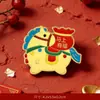 Imanes de Refrigerador Metálicos Magnéticos de Dibujos Animados, "Hazte Rico al Instante" Lindas Decoraciones de Interior, Llenos de Vibras Sanadoras, Regalo al por Mayor