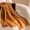 Bufanda de Lana de Color Sólido Estilo Coreano Otoño e Invierno Superventas para Mujer Bufanda Simple Versátil Chal Largo para Aire Acondicionado 100% Lana