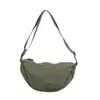 Bolsa tote de cor sólida estilo japonês para mulheres, novo modelo 2025, bolsa transversal leve, bolsa de ombro, bolsa de lona, bolsa de axila, transfronteiriça