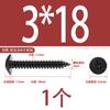 Tornillo Autorroscante de Acero Inoxidable 304 Cruz Grande Cabeza Plana 316 Clavo Autorroscante Cabeza de Champiñón Tornillo Negro Galvanizado Cabeza de Paraguas M5