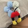 Diadema de Flor de Mickey con Lunares para Pelo de la Cola Mejorada Bola de Peluche Linda en la Cabeza Accesorios para el Cabello de Princesa Desgastados para Mujeres