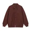 Chaqueta retro simple, fresca y elegante de estilo japonés Rumeng con cuello de solapa para hombre, chaqueta deportiva de moda de otoño para parejas, chaqueta de motocicleta