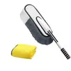Set de Plumero para Eliminar Polvo del Coche, Herramienta de Limpieza de Coches, Limpieza de Polvo, Plumero Extensible para Coche Empapado en Aceite, Modelo Nuevo Cepillo Grande de Cera