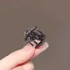 Lujo Ligero Estilo Coreano Calado Rosa Tamaño Pequeño Pinza de Tiburón Que Combina con Todo Pedrería Elegante Flequillo Lateral Cabello Roto Clip Superior Horquilla