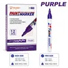 Bolígrafo de Pintura Transfronterizo Impermeable que no se Desvanece Marcador DIY para Manualidades Marcador de Pintura Metálica Bolígrafo de Retoque para Graffiti