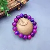 Pulsera y collar Shukulai al por mayor, estilos para hombre y mujer, collar de madre morado intenso, set de vendedor ambulante, suministro de joyería de cuentas