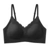 Sujetador fino de verano sin aros para mujer, sin costuras, con un hermoso diseño en la espalda, lencería estilo camiseta, directamente de fábrica