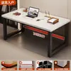 Escritorio de Computadora Dormitorio Estudio en Casa Escritorio Sencillo Casa de Alquiler Mesa Larga Escritorio de Oficina Rectangular Moderno Sencillo