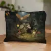 Bolsa de Cosméticos de Lino con Tema de Enfermera Gato Temu Amazon Transfronteriza Bolsa de Almacenamiento de Gran Capacidad Neceser Bolsa con Cremallera