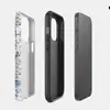 Case Magnético para Celular Europeu Mais Vendido, Desenho em Linha de Porcelana Azul Azul e Branco, Camada Dupla Anti-Queda PC Duas em Uma Case com Película Brilhante