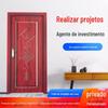 Fabricantes vendendo porta ecológica composta de várias cores à prova d'água para banheiro porta ecológica resistente ao desgaste porta ecológica