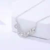 Explosiones Europeas y Americanas Transfronterizas Estilo Simple Trébol de Cuatro Hojas Corazón a Corazón Colgante de Alta Calidad Combinación Perfecta Collar que No Cae