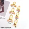 Hebilla de bolso accesorios cerradura de hardware hebilla de metal bolsa engrosada con hebilla colgante hebilla de mochila accesorios de hebilla de tornillo hebilla de bolso de cuero