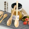Colher de bambu casa multi-funcional colher louça mexendo café pasta de arroz sorvete sobremesa mini colher de bambu