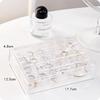 Caja de Almacenamiento de Joyas, Aretes, Aretes, Caja de Almacenamiento Compartimentada con Tapa, Caja de Almacenamiento de Collares y Joyas de Mano de Gran Capacidad, Caja para Aretes