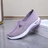 Sapatos Femininos Verão Novos Casuais Temu Fábrica Transfronteiriça Solado Macio Respirável Moda Sapatos de Mãe Tênis Feminino Dropshipping