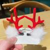 Horquilla navideña creativa para niños, bonita decoración navideña, horquilla de alce, accesorios para el cabello con astas, regalo de Navidad