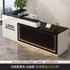 Mostrador de Caja, Barra de Bar, Tienda de Ropa, Salón de Belleza Simple Moderno de Lujo Ligero, Recepción de Hotel, Mostrador de Recepción de Empresa