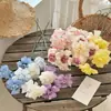Rosa de 3 cabeças estilo Ins com pétalas viradas, flores artificiais para decorações de casamento, arranjos de rosas, flores falsas para decoração de casa e adereços de fotografia