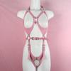 SM sexy bondage roupas de couro cinto bondage mulheres usam roupas íntimas conjugadas sexy Orvalho tentação set spot atacado