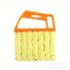 Cepillo limpiador de cortinas de chapa portátil colector de polvo para aire acondicionado colector de polvo para persianas de microfibra cepillo de ventilación eliminación de polvo