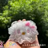 Bolsa de Celular Gatinho Xadrez Morango Menina Fofa Renda Original Acessório de Chaveiro de Nicho