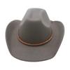 Sentido avanzado de accesorios de diamante medio sombrero al por mayor sombrero vaquero Amazon transfronterizo estilo europeo y americano británico sombrero de jazz hombres y mujeres