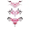 Adesivo de Tatuagem Transferível Transfronteiriço Cintura Abdominal Social Impermeável Padrão Súcubo Desenho Animado Fofo de Comércio Exterior