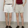 Shorts de Linho Soltos Havegan/Verão para Mulheres 2026 Novo Estilo Chic Preguiçoso Casual