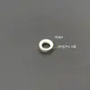 Arruela de vedação isolante de cerâmica resistente ao desgaste e a altas temperaturas, com anel de cerâmica de alumina e resistente à corrosão (pacote com 10).