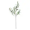 Adereços de Simulação Ramo de Oliveira 4 Garfos Folha de Oliveira Flor Artificial Decoração de Piso para Casa Decoração Estilo Europeu Folhas de Planta de Simulação