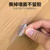 Parche Adhesivo para Caja de Servilletas de Papel, Parche Adhesivo Ranurado en Forma de Tira Larga sin Rastro, Adhesivo Fuerte sin Taladro para Colocar Objetos, Base Adhesiva para Soporte de Cepillo de Dientes
