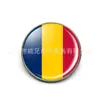 Broche de Bandeira Europeia e Americana Transfronteiriço Broche de Futebol da Copa do Mundo Distintivo de Gema do Tempo Acessórios Amazon Vendas Diretas da Fábrica