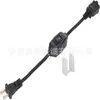 Cable de Conversión de Energía de Enchufe Polar Americano de Dos Pines Uno a Tres 1-15P a 1-15R Dos Pines Americanos a Dos Agujeros