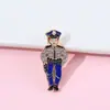 Broches Creativos con Personas de Diversas Industrias, Insignias Metálicas con Temática de Poder Femenino, Pines Decorativos para Mochilas y Ropa, Artículos Conmemorativos