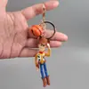 Tenedor de Historia Creativo Spaceman Muñeca de Mezclilla Llavero de Coche Accesorios para Bolsos Colgante Regalo