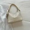 Shuai Mijia 2026 Nova Bolsa de Ombro Único com Padrão Trançado Estilo Coreano Moda Bolsa de Mão Bolsa Transversal Bolsa de Nicho Retrô para Mulheres