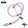 Lanyard de alta gama para teléfono móvil europeo y americano, ajustable para colgar en el cuello, 6 MM, anti-pérdida, correa de lanyard para funda de teléfono móvil, personalización de fábrica
